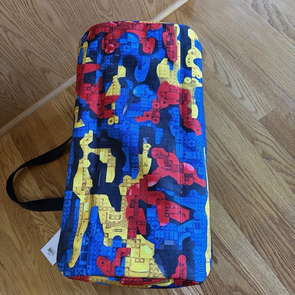 LEGO x Herschel Supply Co Heritage Duffel Bag Abstract Bricks 40L Travel Gym